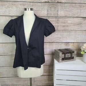 Theory Women's Luxe Julina Wrap Shirt Black Size‎ Medium